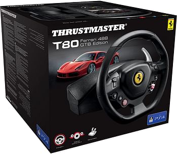 Thrustmaster T80 Ferrari 488 GTB Edition ( PS4 | PC) | Multi Colour