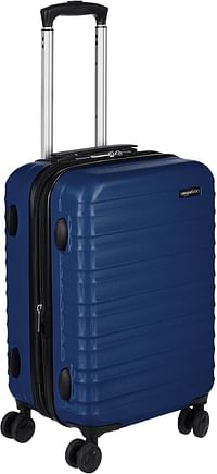 AmazonBasics Hardside Spinner Luggage/20-Inch Cabin Size/Navy Blue