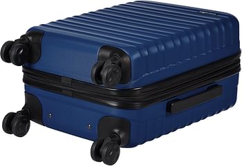 AmazonBasics Hardside Spinner Luggage/20-Inch Cabin Size/Navy Blue