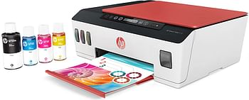 HP Smart Tank 519 Wireless, Print, Scan, Copy, All In One Printer - Red/White [3YW73A]