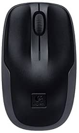 لوجيتك MK220 لوحة مفاتيح عربي وانجليزي كومبو وماوس لاسلكيين / مقاس واحد / أسود