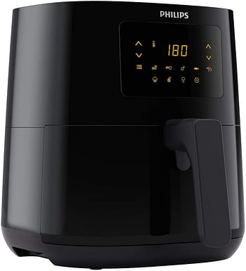 PHILIPS Air Fryer 0.8KG, 4.1L capacity, Digital screen, HD9252/90, Black