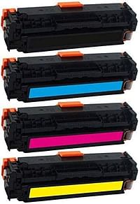 Compatible Laser Toner Cartridge For 201a Cf 400/401/402/403,use For Hp Color Laserjet Pro M252dw/m252n,laserjet Pro Mfp M277dw/m277n , One Size, Multi Color