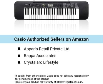 Casio CTK-240H5 49 Full-Size Keys Keyboard - No AC Power Adapter