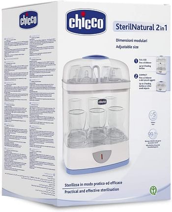 Chicco 2 in 1 Sterilnatural, 2.2KG, Clear