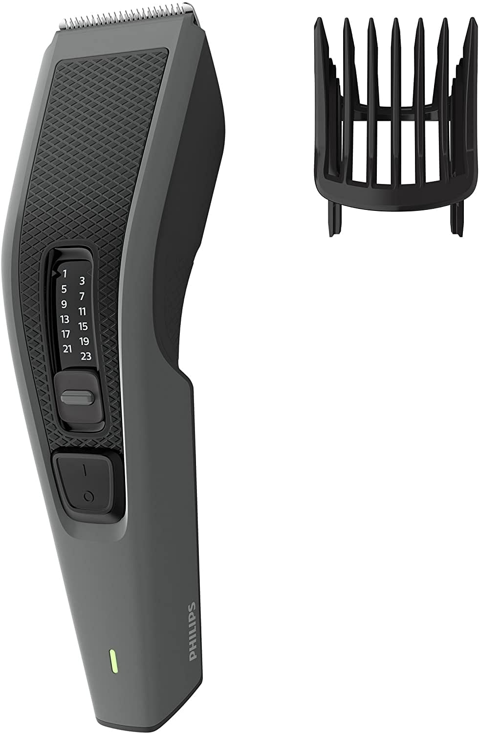 PHILIPS Series 3000 Hair Clipper, Black, HC3520/13. Black