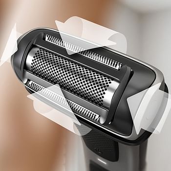 PHILIPS Bodygroom 7000 Showerproof Body Shaver BG7025/13 - Silver/Black