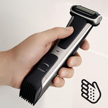 PHILIPS Bodygroom 7000 Showerproof Body Shaver BG7025/13 - Silver/Black