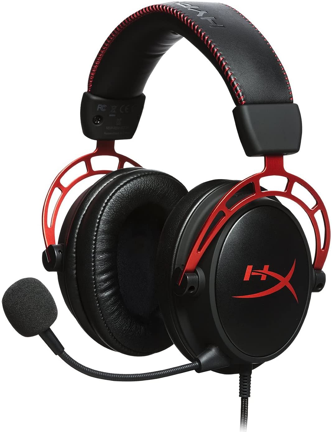 HyperX Cloud Alpha Gaming Headset - Dual Chamber Drivers - Award Winning Comfort - Durable Aluminum Frame - Detachable Microphone HX-HSCA-RD/AM (PS4)