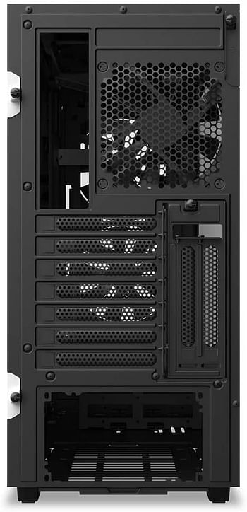 NZXT H510 Elite - CA-H510E-W1 - Premium Mid-Tower ATX Case PC Gaming Case - Dual-Tempered Glass Panel - Front I/O USB Type-C Port - Vertical GPU Mount - Integrated RGB Lighting - White/Black