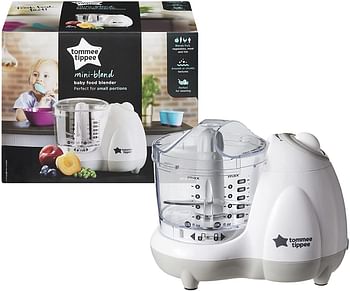 Tommee Tippee Mini Blend Baby Food Blender, 423235 - White