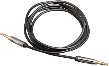 AmazonBasics AUX 3.5mm Stereo Audio Cable (1.2 m / 4 Feet) - Black