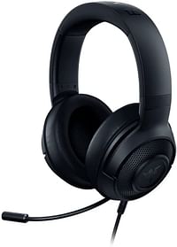 Razer Kraken X: 7.1 Surround Sound Gaming Headset with Cross-Platform Compatibility, Ultra-Light Ergonomic Build at 250 g - Classic Black