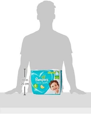 Pampers Baby-Dry, Size 6, Extra Large, 13+ kg, Mega Pack, 36 Diapers