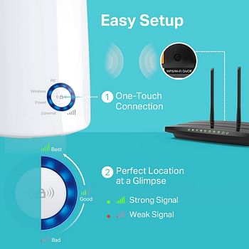 TP-Link 300MBPS Universal WiFi Range Extender,TL-WA850RE