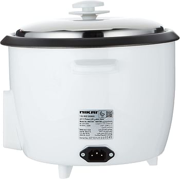 Nikai 1.8 L Rice Cooker NR672N1 - White