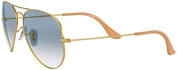 Ray-Ban RB3025 Classic Flash Mirrored Unisex-adult Aviator Sunglasses