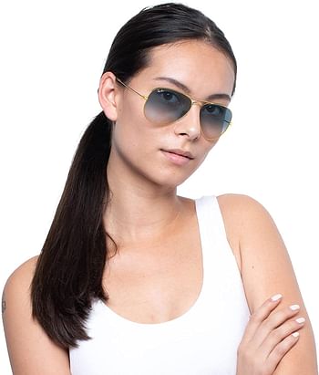 Ray-Ban RB3025 Classic Flash Mirrored Unisex-adult Aviator Sunglasses