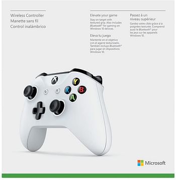 Microsoft Xbox One Wireless Controller , One Size, White