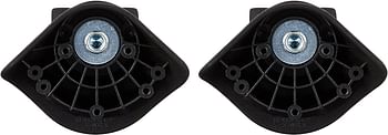 AmazonBasics Hardshell Replacement Luggage Suitcase Spinner Wheels - Pack of 4, Black