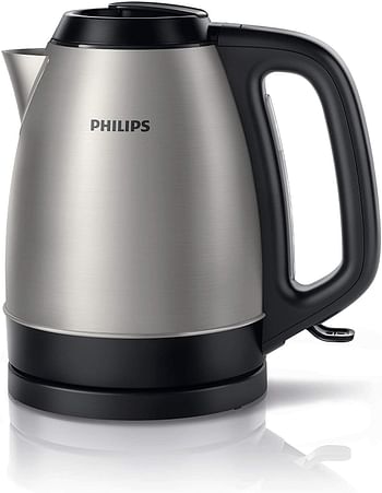 PHILIPS 2200W Brushed Metal Kettle Silver - HD9305/26