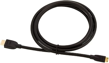 AmazonBasics High-Speed Mini-HDMI to HDMI TV Adapter Cable - 3 Feet - Black