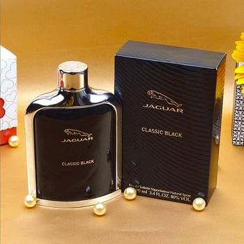Classic Black by Jaguar - perfume for men - Eau de Toilette, 100ml