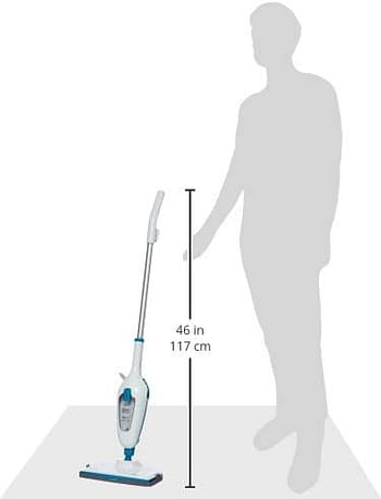 Black+Decker 1300W 10-in-1 Steam Mop FSMH13E10-B5 - White, Blue