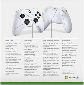 وحدة تحكم اجهزة Xbox السلسلة X باللون الاسود