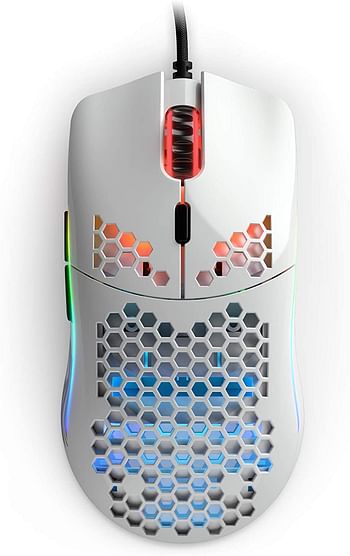 Glorious Gaming Mouse Model O Minus -Model O- (Minus), Glossy White/One Size