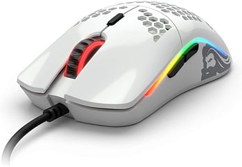 Glorious Gaming Mouse Model O Minus -Model O- (Minus), Glossy White/One Size