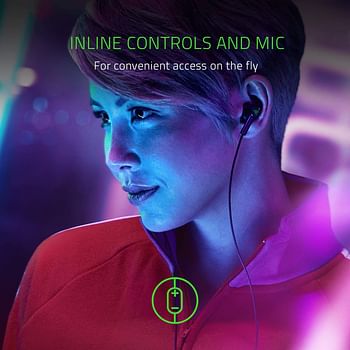 Razer Hammerhead Duo - Stereo Headset, Durable Aluminum Frame, Frustration-Free Braided Cables with Convenient in-line Microphone - Black