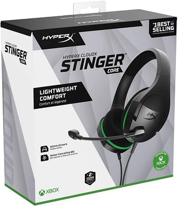 HyperX HX-HSCSC-BK Gaming Over-Ear Wired Headset With Mic - Black/Blue, Headset Only