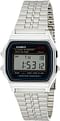 Casio Casual Watch Digital Display Quartz for Men, A159W-N1DF - Grey