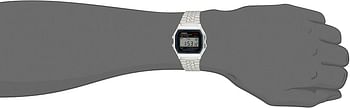 Casio Casual Watch Digital Display Quartz for Men, A159W-N1DF - Grey