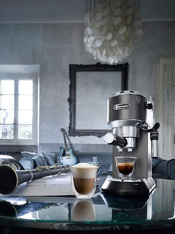 De'Longhi Dedica Style Pump Espresso Machine, EC685.BK, 220 volts  1 Liters, Black