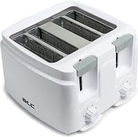 ATC 4 Slices Mixed Toaster - H-St018, White, Mixed Material