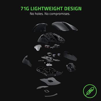 Razer Viper 8KHz - Esports Gaming Mouse - 8000hz HyperPolling Technology 2nd-gen Razer Optical Mouse Switch 71g lightweight design Advanced On-board Memory - Classic Black