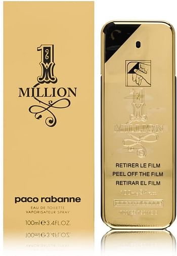 Paco Rabanne 1 Million Eau De Toilette Perfume For Men, 100 ml