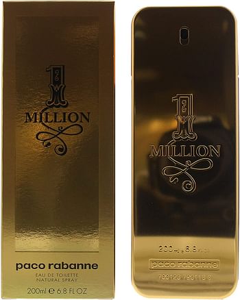Paco Rabanne 1 Million Eau De Toilette Perfume For Men, 100 ml