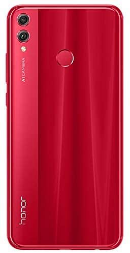 Honor 8X Dual SIM - 128GB, 4GB RAM, (JSN-L22), 4G LTE -  Red