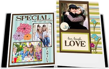 Pioneer FTM-811L/W Photo Albums 20-Page Family Treasures Deluxe White Bonded Leather Cover Scrapbook for 8.5 x 11-Inch Pages