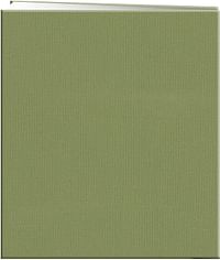 Pioneer Fabric Frame Post Bound Scrapbook 8.5"X11"-Sage Green