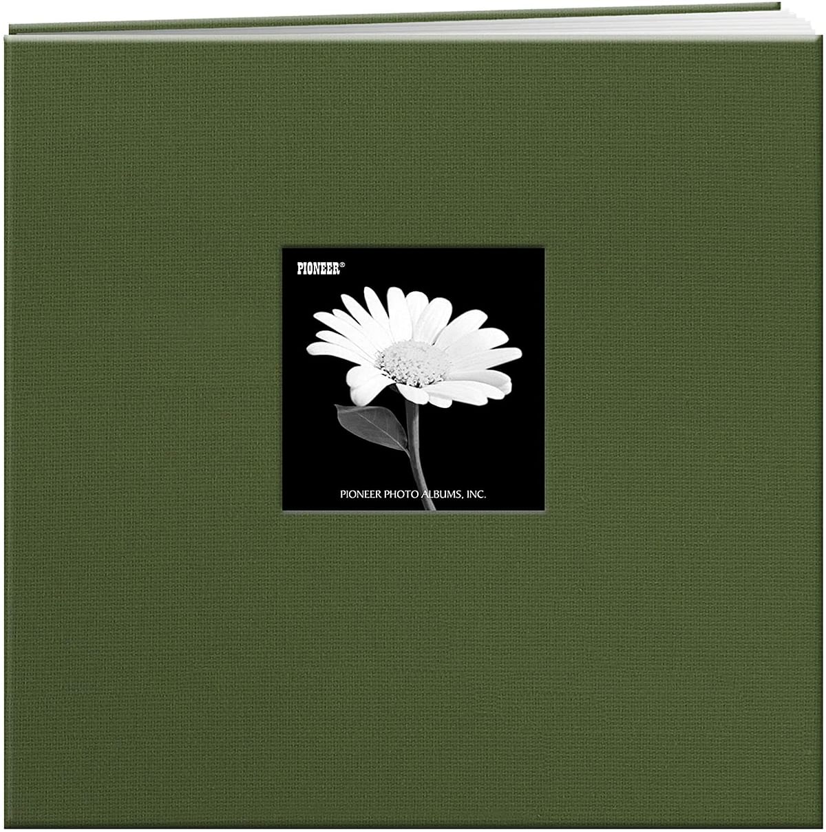 Pioneer 12x12 Fabric Frame Scrapbook, Herbal Green