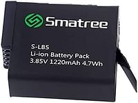 Smatree Battery For Camcorders - SM-501, 1220 Milliamp Hours, Black