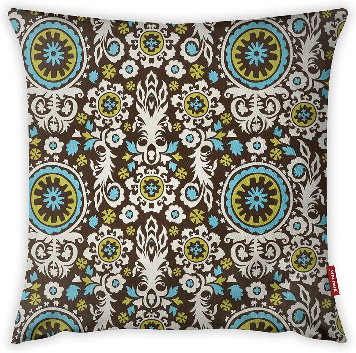 Mon Desire Decorative Throw Pillow Cover, Multi-Colour, 44 x 44 cm, MDSYST2825