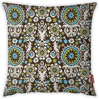 Mon Desire Decorative Throw Pillow Cover, Multi-Colour, 44 x 44 cm, MDSYST2825