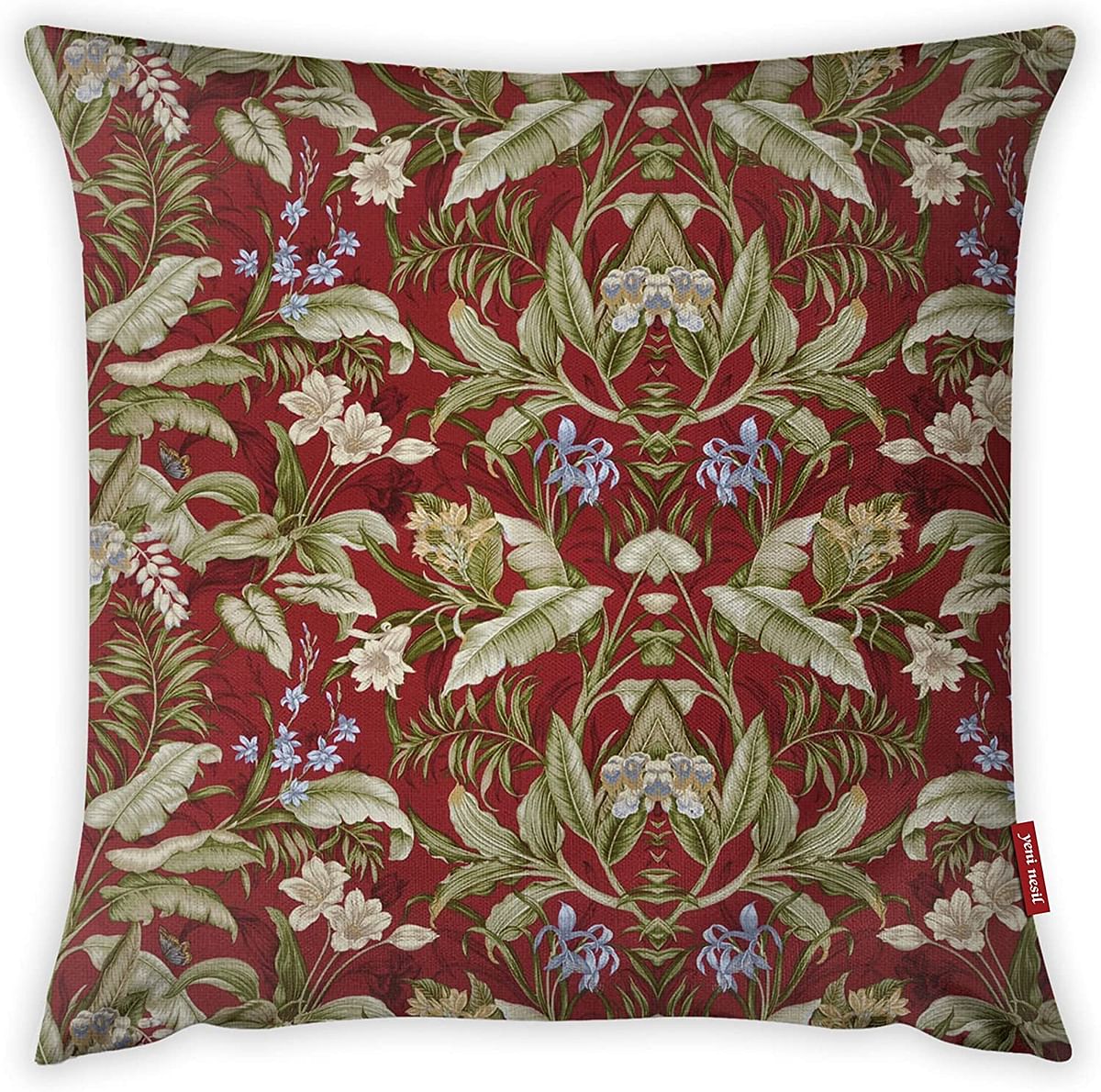 Mon Desire Double Side Printed Decorative Throw Pillow Cover, Multi-Colour, 44x44cm, MDSYST3024