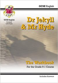 درجة 9-1 GCSE باللغة الإنجليزية - كتاب عمل الدكتور جيكل والسيد هايد (يتضمن الإجابات) - متعدد الألوان - 72 صفحة - غلاف ورقي.