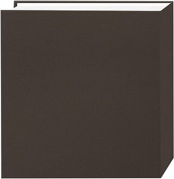 Pioneer DA-100CBFNWM 100 Pocket Fabric Frame Cover Photo Album, Warm Mocha - Grey